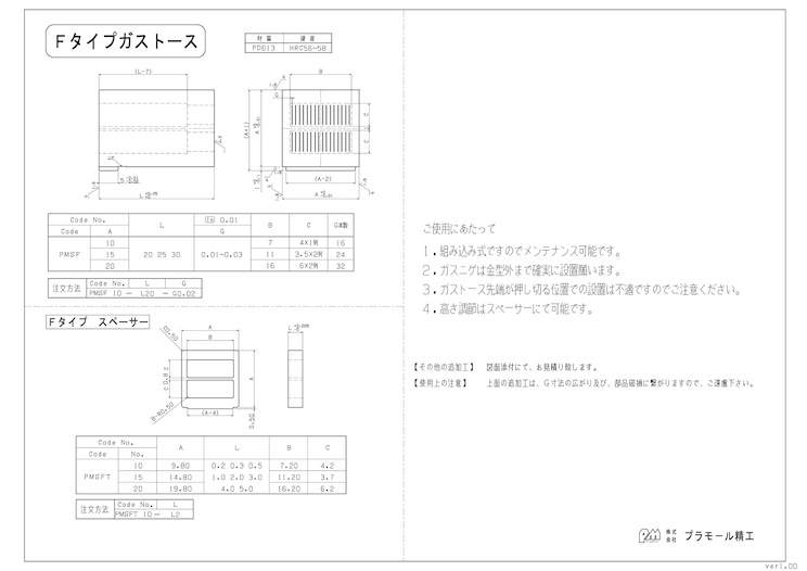 Fタイプガストース